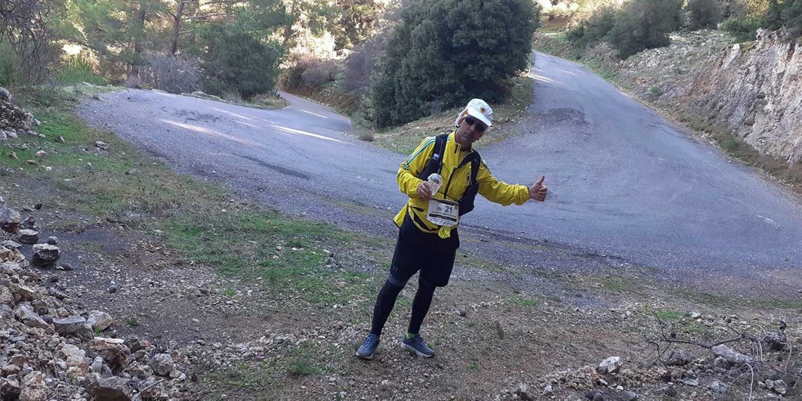 Ο Γιώργος ΤεμόνΑΕΚ Ζαχαριάδης τερμάτισε στον 6ο Αυθεντικό Φειδιππίδειο Δρόμο, 490χλμ.