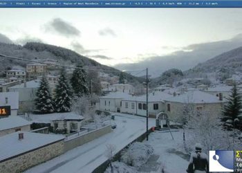 Χιόνισε το βράδυ σε Σαμαρίνα και Βλάστη- Έρχεται χιονι τις επόμενες ώρες σε Φλώρινα, Αμύνταιο και Πτολεμαΐδα