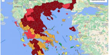 Ο νέος επιδημιολογικός χάρτης: Στο βαθύ κόκκινο η ΠΕ Κοζάνης – “Κόκκινες” οι ΠΕ Καστοριάς, Φλώρινας, Γρεβενών – Τα ποσοστά εμβολιασμών στη Δ. Μακεδονία