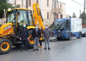 Παραλαβή από το Δήμο Αμυνταίου δύο νέων μηχανημάτων, δωρεά της εταιρίας TAP