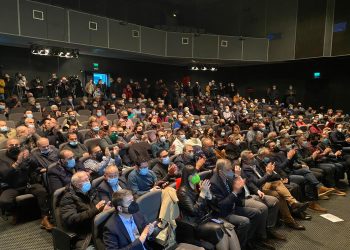 Ο Νίκος Ανδρουλάκης στην κατάμεστη Αίθουσα Τέχνης Κοζάνης- Φώτο- VIDEO