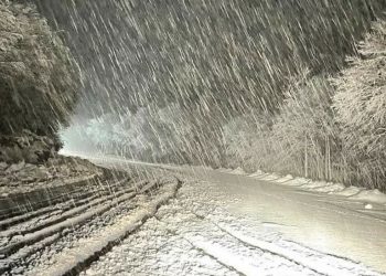 Έντονη χιονόπτωση αυτή την στιγμή στο χιονοδρομικό κέντρο Βασιλίτσας