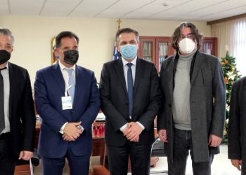 Συνάντηση Ά. Γεωργιάδη με δημάρχους Βοΐου, Σερβίων, Βελβεντού: “Αναγκαίο το φυσικό αέριο-Χρηματοδότηση μέσω ΕΣΠΑ”