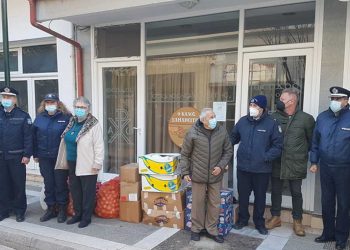 Τρόφιμα και είδη πρώτης ανάγκης πρόσφεραν στον Καλό Σαμαρείτη η Διεύθυνση Αστυνομίας Κοζάνης και η Ένωση Αστυνομικών Υπαλλήλων
