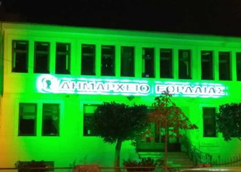 Σε πράσινο και πορτοκαλί χρώμα φωταγωγήθηκε το Δημαρχείο Εορδαίας – Για την Παγκόσμια Ημέρα Ατόμων με Αναπηρία