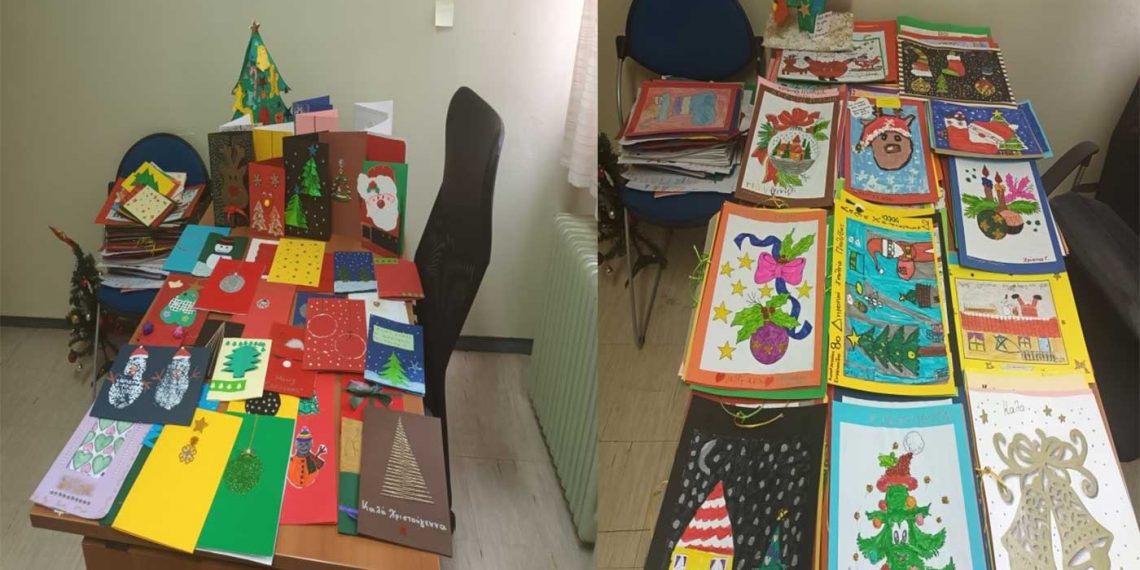 Χρώματα και σχήματα γέμισε το Μποδοσάκειο Νοσοκομείο μέσα από τις ζωγραφιές μαθητών και εκπαιδευτικών