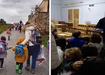 Οι λιλιπούτιοι μαθητές του 1ου νηπιαγωγείου Μουρικίου είδαν από κοντά τα καναρίνια που διαγωνίζονται στο πανελλήνιο πρωτάθλημα στην Αναρράχη