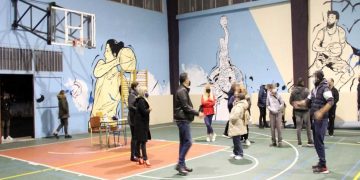 O Γραμματέας της ΝΔ Γιώργος Στεργίου στο Σχολείο Δεύτερης Ευκαιρίας Μεγάρων