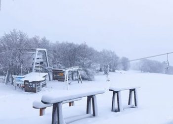 Πρωινό Σαββάτου με χιόνι στο Χ/Κ Βασιλίτσας. -1 η θερμοκρασία και 30 εκ. νέο χιόνι