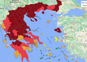 Ο νέος εμβολιαστικός χάρτης και τα ποσοστά εμβολιασμού ανά ΠΕ – Στο “βαθύ κόκκινο” η Δ. Μακεδονία