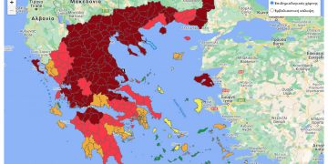 Ο νέος εμβολιαστικός χάρτης και τα ποσοστά εμβολιασμού ανά ΠΕ – Στο “βαθύ κόκκινο” η Δ. Μακεδονία