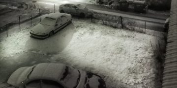 Χιονισμένη η πόλη της Φλώρινας