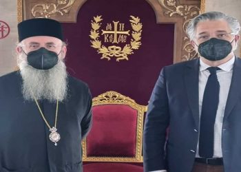 Με τον μητροπολίτη Περιστερίου που κατάγεται από τα Νάματα, συναντήθηκε ο δήμαρχος Βοΐου