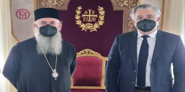 Με τον μητροπολίτη Περιστερίου που κατάγεται από τα Νάματα, συναντήθηκε ο δήμαρχος Βοΐου