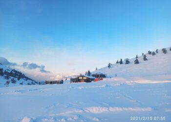 Το 1 μέτρο έφθασε το ύψος του χιονιού στο Χ/Κ Βασιλίτσας (φώτο)