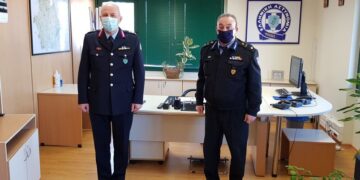 Τον Γεν. Περ. Αστυνομικό Διευθυντή Ταξίαρχο Θ. Νέστορα επισκέφθηκε ο Διοικητής Πυρ. Υπηρεσιών Περ.Δυτ. Μακεδονίας, Αρχιπύραρχος Σ. Κορέλας