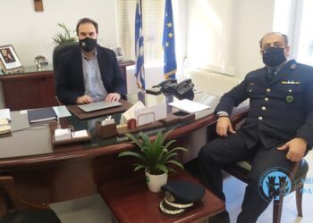 Συνάντηση του Δημάρχου Φλώρινας με τον νέο Αστυνομικό Διευθυντή Φλώρινας