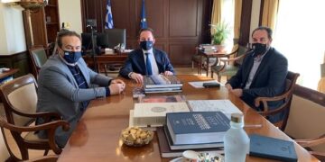 Συνάντηση βουλευτή Γ. Αντωνιάδη και δημάρχου Β. Γιαννάκη με αν. υπουργό Eσωτερικών Στ. Πέτσα- Δελτίο Τύπου