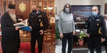 Στον Μητροπολίτη Σερβίων και Κοζάνης και τον Δήμαρχο Σερβίων ο Περιφερειακός Διοικητής Πυροσβεστικής Σ. Κορέλας