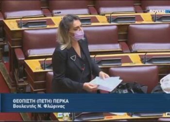 Επίκαιρες ερωτήσεις στην βουλή από την Βουλευτή του ΣΥΡΙΖΑ Θεοπίστη Πέρκα σχετικά με τις «Αναγκαστικές απαλλοτριώσεις στην περιοχή της Αχλάδας Φλώρινας από την εταιρία Λιγνιτωρυχεία Αχλάδας Α.Ε.» και Μετεγκατάσταση της κοινότητας Βαλτόνερων του Δήμου Αμυνταίου της Π.Ε. Φλώρινας λόγω εξορυκτικών δραστηριοτήτων για παραγωγή ηλεκτρικής ενέργειας