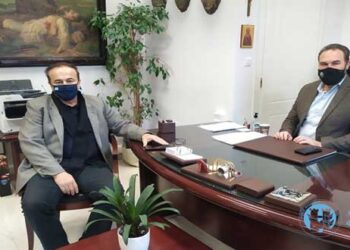 Συνάντηση του Δημάρχου Φλώρινας Βασίλη Γιαννάκη με τον Βουλευτή Φλώρινας της Ν.Δ. Γιάννη Αντωνιάδη -Απολιγνιτοποίηση και πανδημία στο επίκεντρο