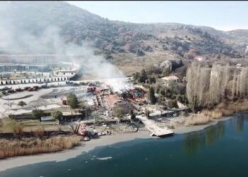 ΚΑΣΤΟΡΙΑ: Ξενοδοχείο Τσάμης: το μέγεθος της καταστροφής (VIDEO)