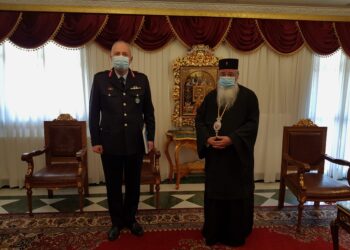 Εθιμοτυπική επίσκεψη του Γενικού Περιφερειακού Αστυνομικού  Διευθυντή Δυτικής Μακεδονίας στο Μητροπολίτη Σερβίων και Κοζάνης