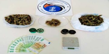 Σύλληψη 26χρονου στην Κοζάνη για διακίνηση  ναρκωτικών ουσιών. Στην κατοχή του βρέθηκαν 436 γρ. κάνναβης