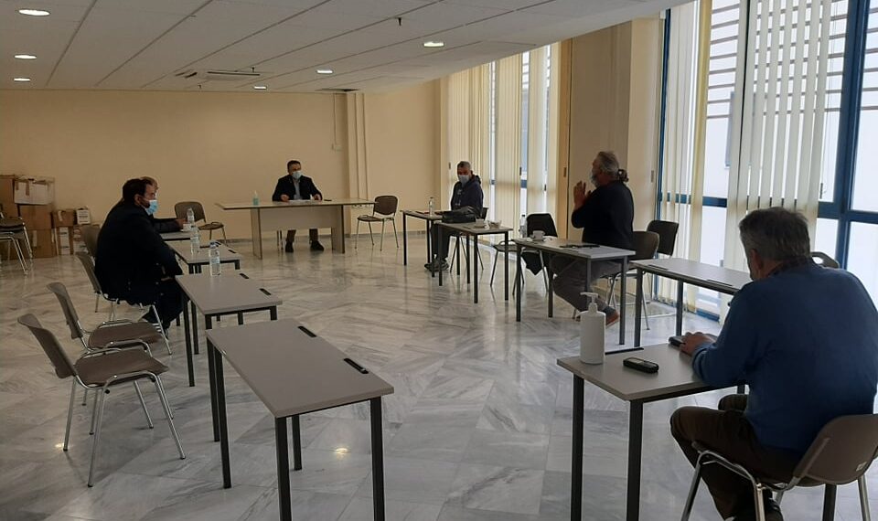 Συνάντηση Περιφερειάρχη με εκπροσώπους του νεοσύστατου συλλόγου  Παραγωγών Λαϊκών Αγορών Π.Ε. Κοζάνης