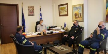 Εθιμοτυπική Επίσκεψη του Νέου Διοικητή της Πυροσβεστικής Διοίκησης Δυτικής Μακεδονίας στον Δήμαρχο Αμυνταίου
