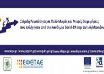 Τρίτη (3η) Τροποποίηση της Αναλυτικής Πρόσκλησης της Δράσης «Στήριξη Ρευστότητας Πολύ Μικρών και Μικρών Επιχειρήσεων που επλήγησαν από την πανδημία Covid-19 στην Δυτική Μακεδονία» του ΕΠ/ΠΔΜ, ΕΣΠΑ 2014-2020