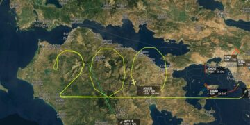 200 χρόνια από την Επανάσταση του 1821: Η Aegean σχημάτισε τον αριθμό 200 πετώντας πάνω από την Πελοπόννησο