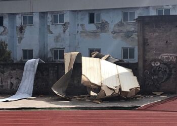 Δήμος Γρεβενών: Ζημιές στο ανενεργό Κλειστό Κολυμβητήριο των Γρεβενών από ανεμοστρόβιλο