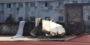 Δήμος Γρεβενών: Ζημιές στο ανενεργό Κλειστό Κολυμβητήριο των Γρεβενών από ανεμοστρόβιλο