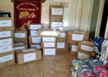 27 κούτες με είδη πρώτης ανάγκης, 21 εξάδες εμφιαλωμένα νερά και παιχνίδια, από την Ασβεστόπετρα στους σεισμοπαθείς της Θεσσαλίας