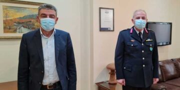 Συνάντηση Δημάρχου Γρεβενών Γιώργου Δασταμάνη με τον νέο Γενικό Περιφερειακό Αστυνομικό Διευθυντή Θωμά Νέστορα