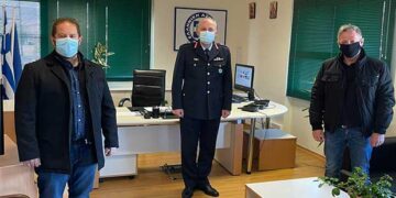 Συνάντηση αντιπροσωπείας της Ένωσης Αστυνομικών Υπαλλήλων Ν. Κοζάνης με τον Γενικό Αστυνομικό Διευθυντή Θ. Νέστορα και τον Α.Δ. Κοζάνης Σ. Διόγκαρη – Στο επίκεντρο εργασιακά, πανδημία, μεταναστευτικό, ωράριο εργασίας