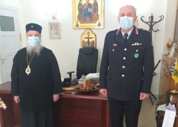 Εθιμοτυπική επίσκεψη του Γενικού Περιφερειακού Αστυνομικού Διευθυντή Δυτικής Μακεδονίας στο Μητροπολίτη Γρεβενών