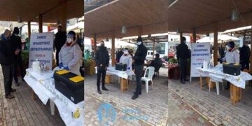Rapid test στις λαϊκές αγορές της Φλώρινας
