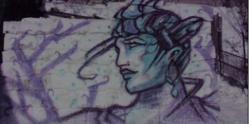 Πτολεμαΐδα: Η “Αντιγόνη” εντυπωσιακό graffiti στο χιόνι, δια χειρός Sako Matsor, με πολλαπλά μηνύματα…-VIDEO