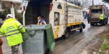 Απολυμάνσεις σε κοινόχρηστους χώρους και πλύσεις κάδων απορριμμάτων από το Δήμο Εορδαίας