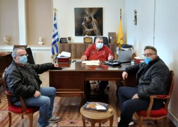 Συνάντηση του Δημάρχου Εορδαίας με τους Προέδρους του Εργατικού Κέντρου και του Εμπορικού Συλλόγου Πτολεμαΐδας