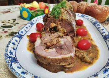 Μαγειρεύοντας με την Αρετή: Αρνί ή Κατσίκι γεμιστό ρολό