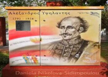 Ολοκληρώθηκε ο κύκλος καλαισθησίας των πινάκων Cosmote στην Πτολεμαΐδα με ήρωες της Επανάστασης