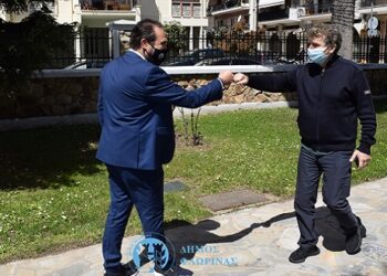 Συνάντηση του Δημάρχου Φλώρινας με τον Υπουργό Προστασίας του Πολίτη