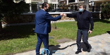 Συνάντηση του Δημάρχου Φλώρινας με τον Υπουργό Προστασίας του Πολίτη