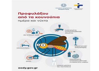 Διεύθυνση Δημόσιας Υγείας Περ. Δυτ. Μακεδονίας:  Προστασία από τα κουνούπια