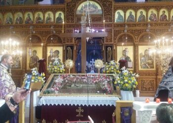 Η Μεγάλη Παρασκευή με Μοναστηριακού τύπου Επιτάφιο, στον Ιερό Ναό Αγίου Στεφάνου και Οσίας Παρασκευής της Επιβατινής (της Κούλας Πουλασιχίδου)
