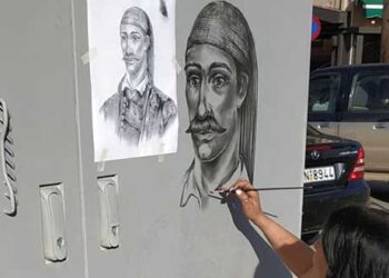 Ο Ιωάννης Φαρμάκης παίρνει μορφή στο επόμενο καφάο από τον Δήμο Εορδαίας, δια χειρός Daniela Nikolova-Σιδηροπούλου