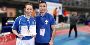 Με την Εθνική Ομάδα TAEKWONDO η αθλήτρια Χριστίδου Γραμματική στο European Senior Championships- World Taekwondo – G-4 2021 